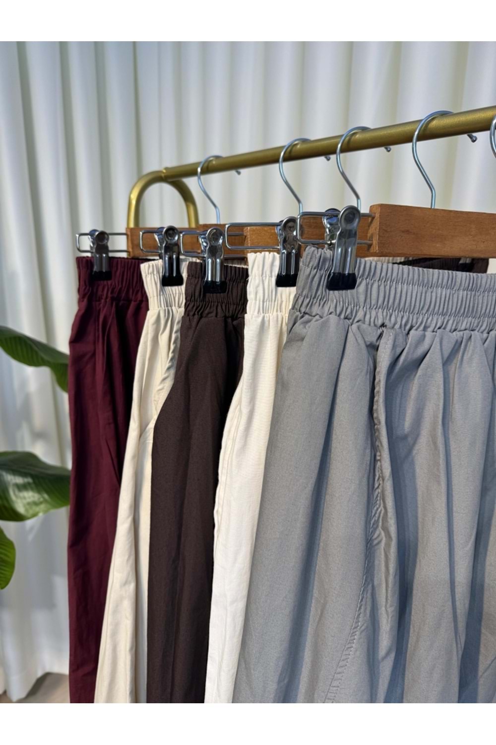 Qumika Poplin Etek - ACI KAHVE - STANDART